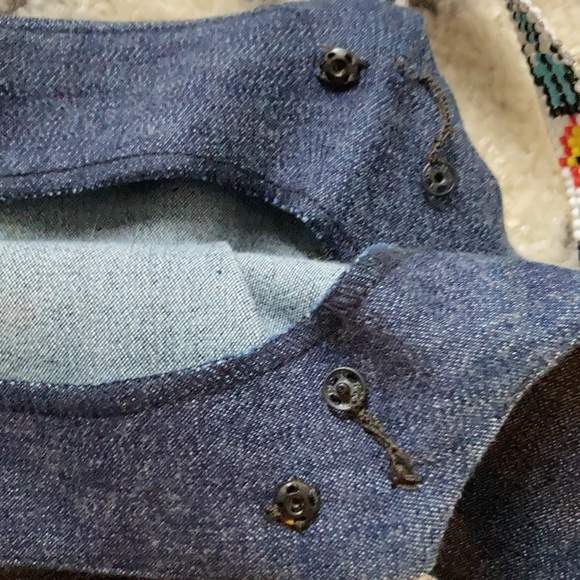 Muse beaded strap jean dress - Picture 9 of 15